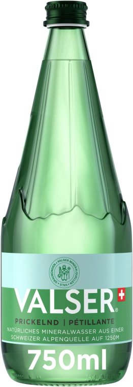 Valser Prickelnd Glas 75cl Har. 12