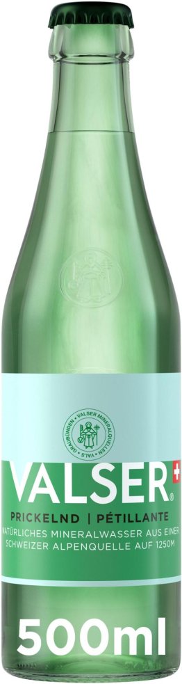 Valser Prickelnd Glas 50cl Har. 20