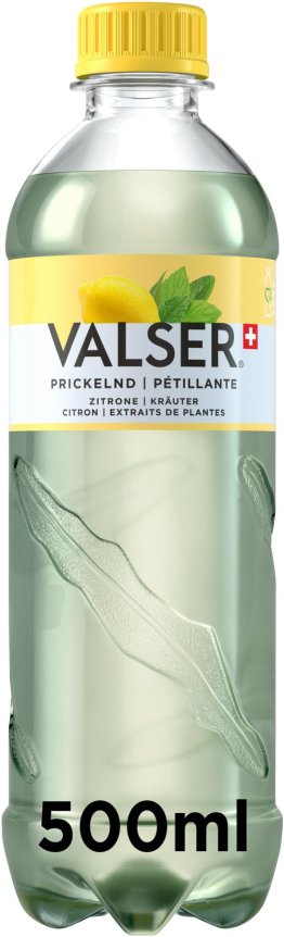 Valser Prickelnd Zitrone & Kräuter PET 50cl Tray 24
