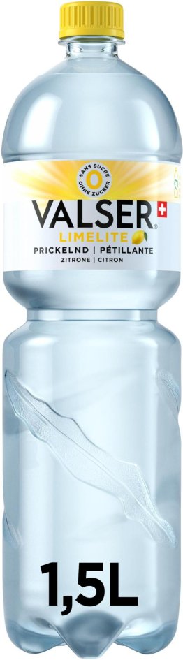 Valser Prickelnd Zitrone PET 150cl Tray 6