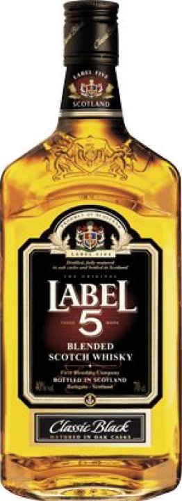 Whisky Scotch Blend Label 5 70cl Kar. 6
