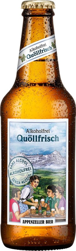 Appenzeller Quöllfrisch Lager Hell Alkoholfrei 33cl Kar. 10
