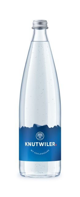 Knutwiler blau mit CO2 Glas 75cl Har. 12