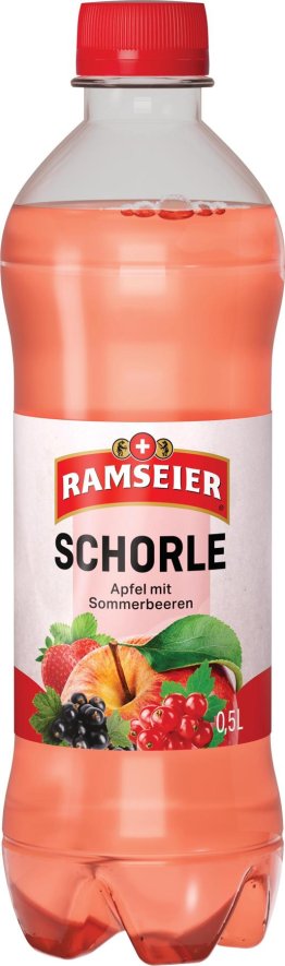 Ramseier Apfelschorle mit Sommerbeeren PET 50cl Tray 24