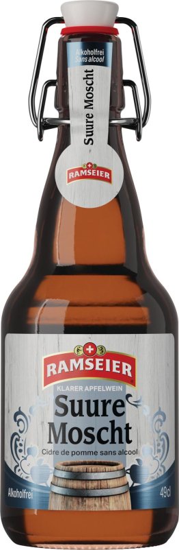 Ramseier Suure Moscht klar ohne Alkohol Bügel 49cl Har. 12