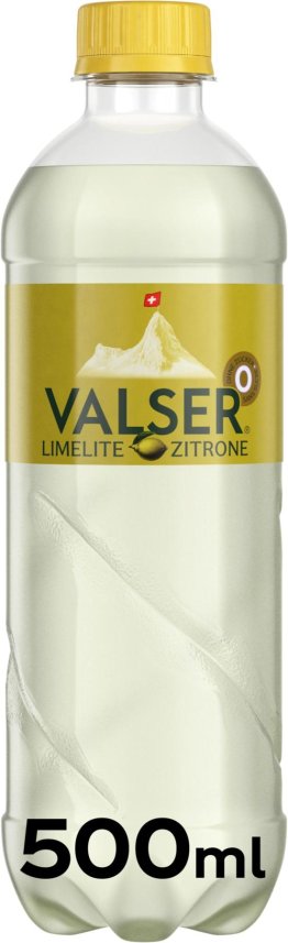 Valser Prickelnd Zitrone PET 50cl Tray 24