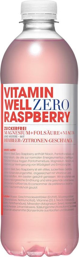 Vitamin Zero Raspberry 50cl Kar. 12