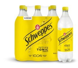 Schweppes Indian Tonic Water PET 100cl Tray 6