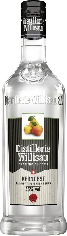 Distillerie Willisau Kernobstbrand 45% 100cl Kar. 6