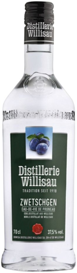 Distillerie Willisau Zwetschgen 40% 100cl Kar. 6