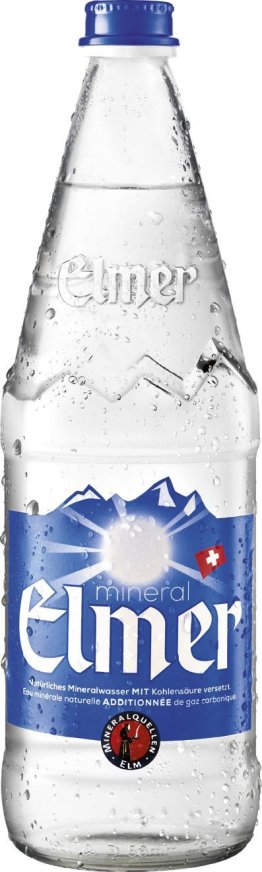 Elmer Mineral mit CO2 Glas 75cl Har. 12