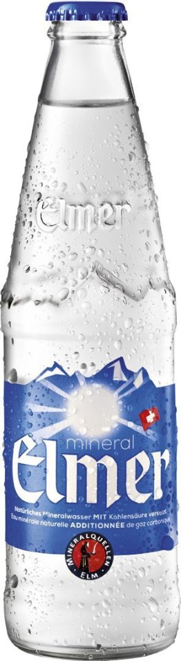 Elmer Mineral mit CO2 Glas 33cl Har. 24