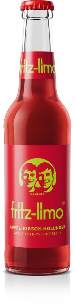 Fritz-Limo Apfel-Kirsch-Holunder 33cl Har. 24