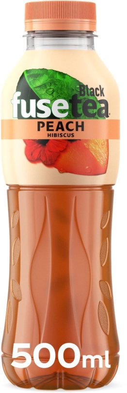 Fusetea Peach Hibiscus PET 50cl Tray 24