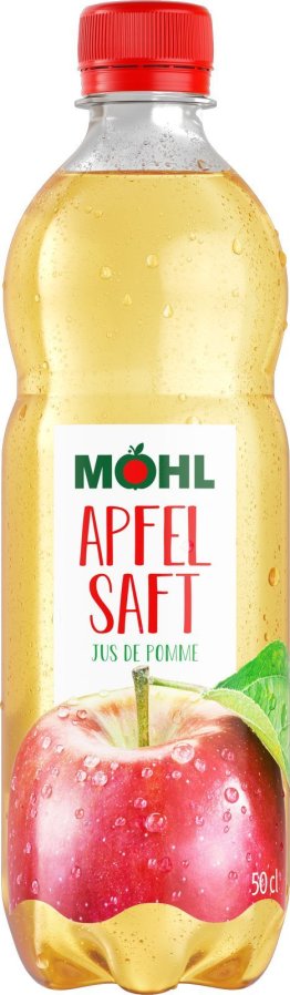 Möhl Apfelsaft hell Glas 50cl Tray 24
