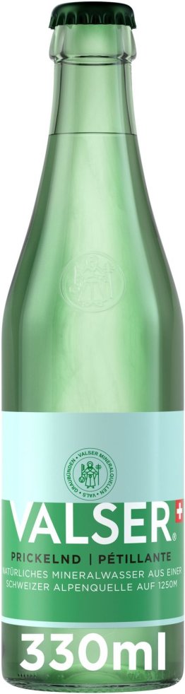 Valser Prickelnd Glas 33cl Har. 24