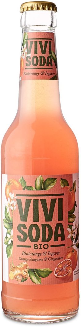 Vivi Soda Blutorange&Ingwer BIO 33cl Har. 24