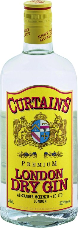 Curtains London Dry Gin 70cl Kar. 6