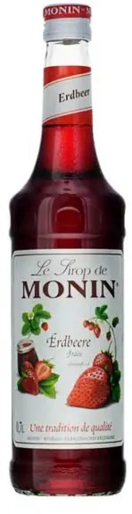 Monin Erdbeere Sirup Glas 70cl