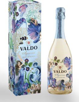 Valdo Blanc de Blancs Aquarius Extra Dry (inklusive Geschenkverpackung) 75cl Kar. 6