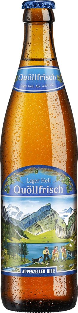 Appenzeller Quöllfrisch Lager Hell 50cl Har. 20