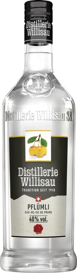 Distellerie Willisau Pflümliwasser 40% 100cl Kar. 6