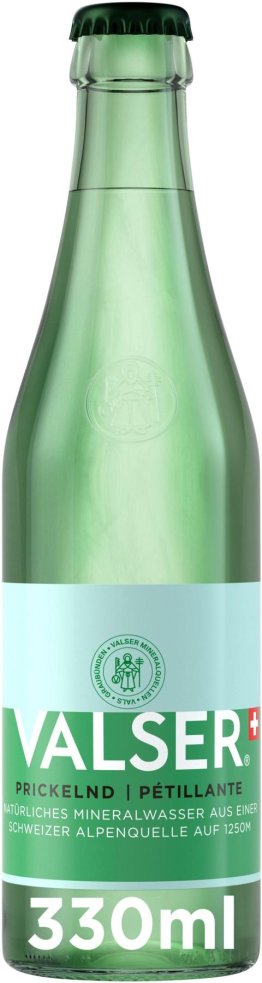 Valser Prickelnd Glas 33cl Har. 24