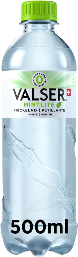 Valser Prickelnd Minze PET 50cl Tray 24